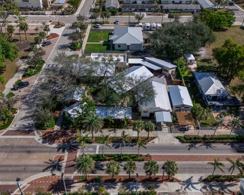 Sugarshack Downtown from above in a square format.