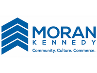 Moran Kennedy logo representing community, culture and commerce.